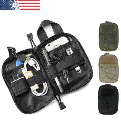 Tactical Molle Pouch Compact Utility Gadget Tools Organizer Waist EDC Pouch Bag - Image 1 of 4