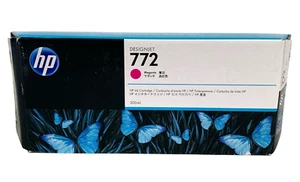HP 772 Magenta Ink Cartridge CN629A DesignJet Z5200 Z5400 EXP JUN 2019 - Picture 1 of 12