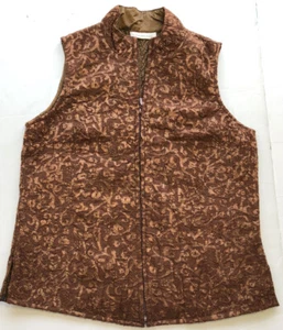 COLDWATER CREEK Weste Jacke Gr. 4 XS goldbraun gesteppt ärmellos (DE89) - Bild 1 von 9