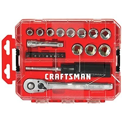 CRAFTSMAN Socket Set, Nano Metric, 3/8-Inch Drive, 24-Piece (CMMT12011) - Image 1 of 4