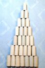 LOT of 123 Empty Toilet Paper WHITE Cardboard Rolls - Holiday Craft Art Projects