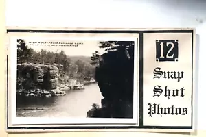 Postcard H.H. Bennett Photo High Rock Romance Cliff Wisconsin Dells - Picture 1 of 2