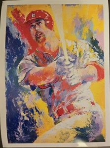 LeRoy Neiman 1999 "MARK MCGWIRE" Baseball Postkarte Promo #28 - Bild 1 von 2