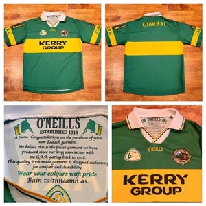 O'Neills Kerry Group Irish Futbol Replica Gaelic Shirt Jersey Men's Sz Medium  - Picture 1 of 9