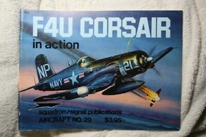 Vought F4U Corsair in Action Squadron Signal Book # 1029 sehr guter Zustand - Bild 1 von 4