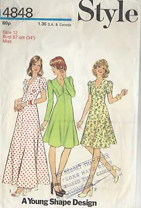 1974 Vintage Sewing Pattern B34 DRESS (1472) - Picture 1 of 2