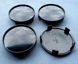 4x Nabenkappen Nabendeckel Kappen Felgendeckel 68,5 mm 65,5 mm schwarz B67 S - Picture 1 of 11