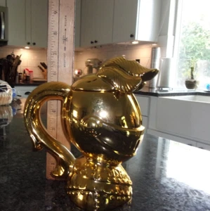 GOLDRITTER - MITTELALTER KERAMIK GOLD - EDLER BECHER / KELCH - 2001 - Bild 1 von 5