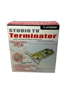V-Stream Studio TV Terminator TV/Video Caputre PCI Adapter VS-LTV7131RF Complete - Picture 1 of 6