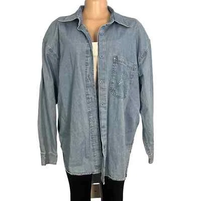 Chaqueta de mezclilla Mirage vintage para mujer delfines deslumbrante talla XL  Foto 1 de 4