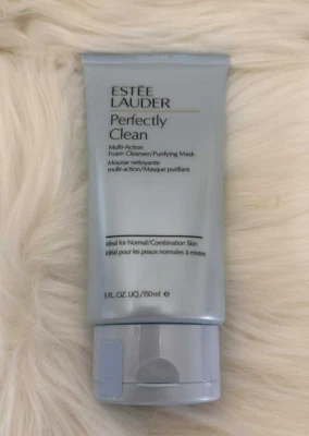 Estee Lauder Perfectly Clean Multi-Action Foam Cleanser Purifying Mask 150mL - Image 1 of 3