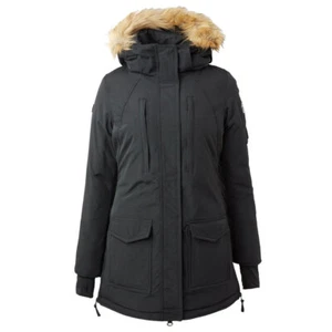 33353 Horze Brooke lange Parkajacke für Damen - schwarz NEU - Bild 1 von 2