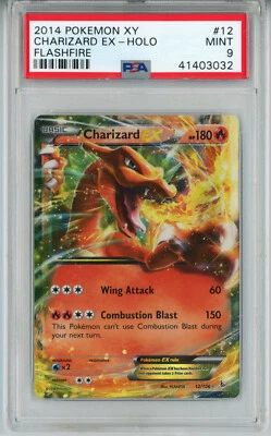 2014 POKEMON FLASHFIRE CHARIZARD EX #12 HOLO FOIL PSA 9 MINT #41403032 - Image 1 of 2