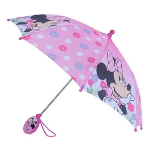 U.P.D., INC Girl's Disney Minnie Mouse Clamshell Handle Stick Umbrella - Picture 1 of 4