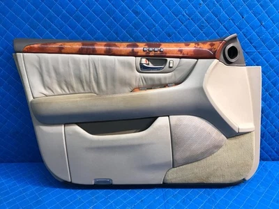 Panel de puerta del conductor delantero izquierdo izquierdo derecho Lexus LS430 2001-2006 cuero beige LK04 FABRICANTE DE EQUIPOS ORIGINALES Foto 1 de 4