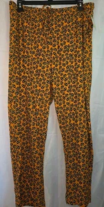 3 Halloween pajama pants Cats(White),Pumpkins(Orange),Bats(Black) wome's sz XL - Picture 1 of 19