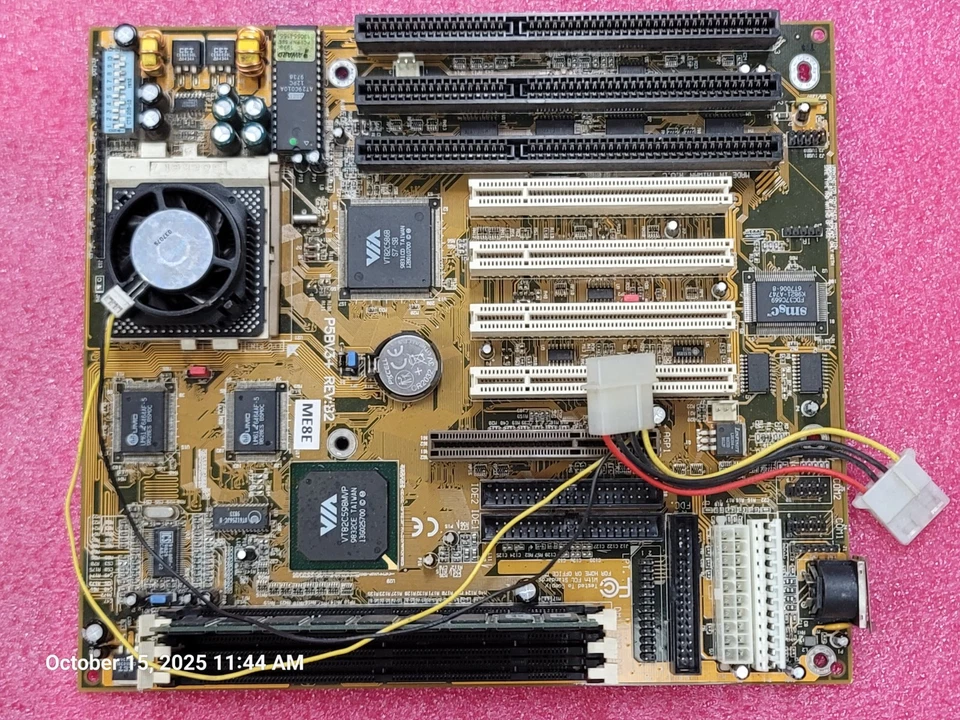 Placa madre vía MVF3, CPU Pentium 200 MHz, 32 MB RAM AGP ISA retro juegos #ME8E Foto 1 de 4