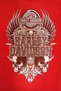 Harley Davidson Motorcycle  "Time Behind Bars" Yuma Arizona  Red T-Shirt Size M - Picture 1 of 7