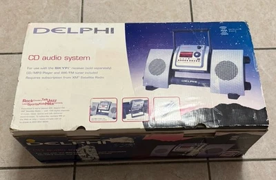 Delphi SA10034 AM FM CD Audio System Satellite Radio Bundle Display Is Bad - Image 1 of 4