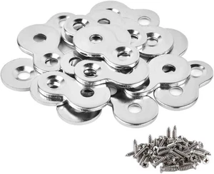 40 Piezas Figura 8 Sujetadores de Mesa con Tornillos Clip de Sujetador de Escritorio de Alta Resistencia - Imagen 1 de 2