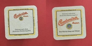 Budweiser Budvar Gebraut nach dem deutschen… Brauerei Bierdeckel Bier - Picture 1 of 1