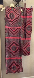 Vintage 1960s George Gerring Florida Summer sleeveless Pant Set Sz 12 - Picture 1 of 13