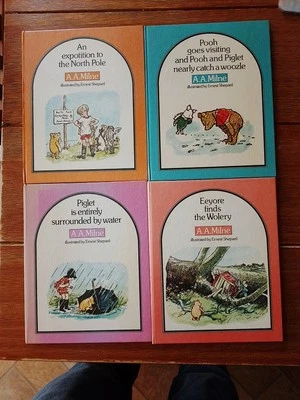 Vintage Winnie The Pooh Books . X 4. - Image 1 of 4