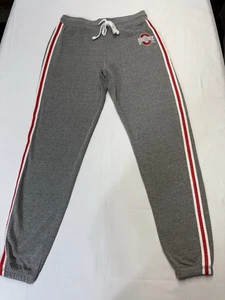 Ohio State Buckeyes Women’s Sweatpants Gray with Red & White Authentic Sz Small - Picture 1 of 3