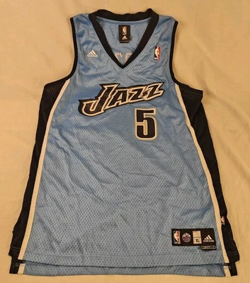 Adidas NBA Authentic Carlos Boozer 5 Utah Jazz Jersey Men Size XL Length +2 - Image 1 of 4