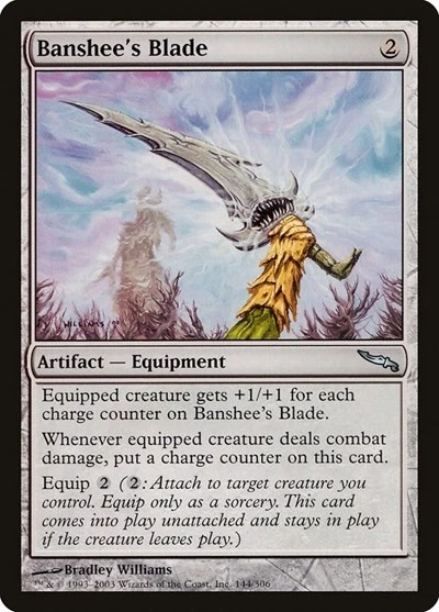 Banshee's Blade  144  MTG  NM Mirrodin - Image 1 of 1