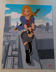 Shione Color Illustration Anime Manga Kunstdruck 8,5x11 von Keyeske Nr. 42 - Bild 1 von 8