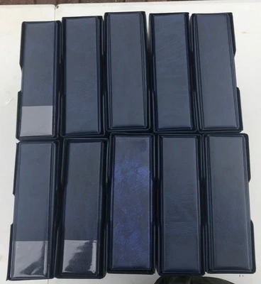 CIGARETTE CARD STORAGE ALBUMS X10 STANDARD SIZE - C/W SLIP CASES GOOD CONDITION - Image 1 of 4