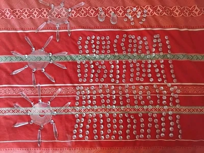 Lot 3 Bobeche Verre Cristal Pampilles Prisme Ancien Chandelier Lustre - Photo 1/4