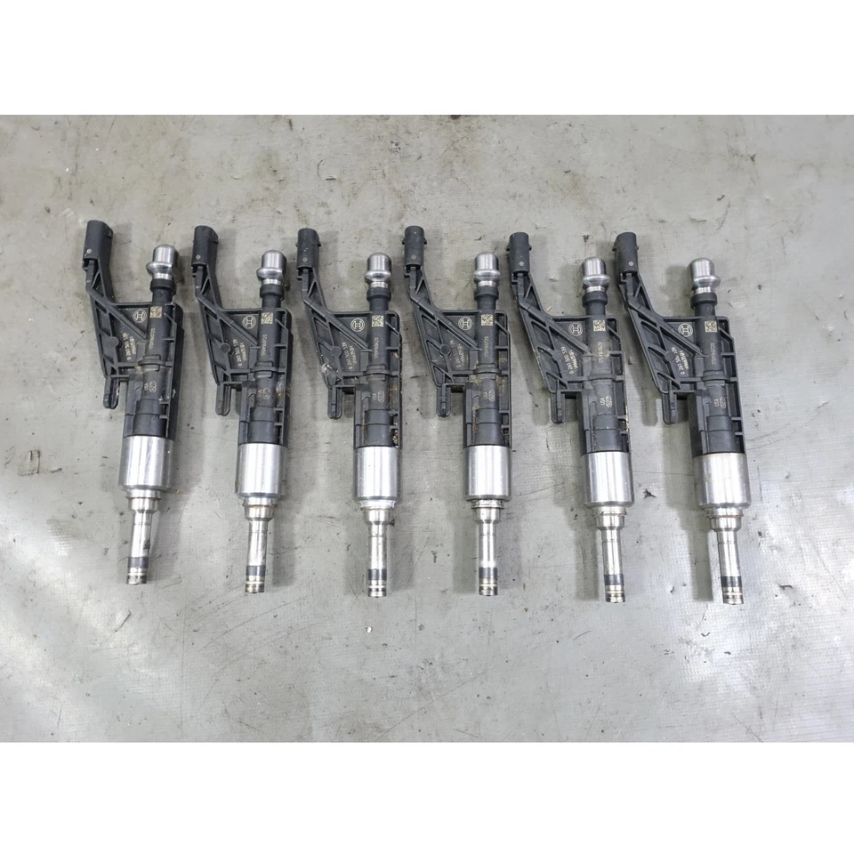 Juego de 6 inyectores de combustible BMW F30 340i 440i 540i B58 2016-2020 OEM de fábrica Foto 1 de 4