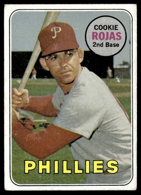 1969 Topps Cookie Rojas Philadelphia Phillies #507 Foto 1 de 2