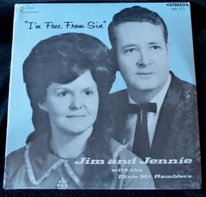 JIM & JENNIE W/ THE DIXIE MT. RAMBLERS-I'M FREE FROM SIN-MB103-STERO-SEALED LP - Picture 1 of 7