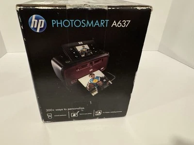 HP PhotoSmart A637 Digital Photo Inkjet Printer - Image 1 of 3