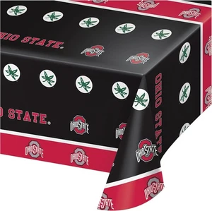 Ohio State University - Plastic Tablecloth 54"x108" Rectangle #318563 - Picture 1 of 3