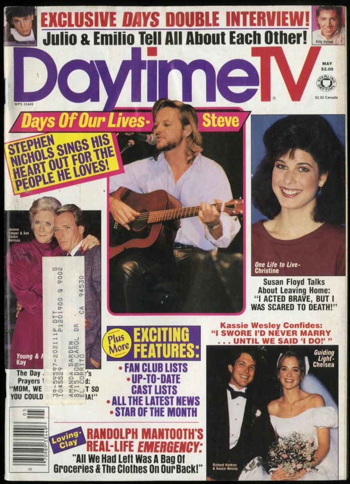 MAY 1989 DAYTIME TV, STEPHEN NICHOLS, SUSAN FLOYD, KASSIE WESLEY, JEANNE COOPER - Image 1 of 1