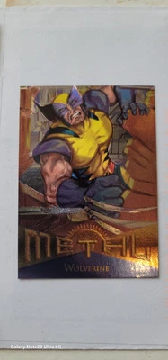 1995 Marvel Metal Card #125 Wolverine Logan MCU X-Men Holofoil 3d Gold Mint - Image 1 of 4