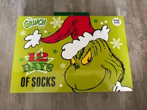 12 Days Of Christmas Grinch Socks Kids /small Woman’s (fit Up To Size 8 Woman) - Photo 1/3