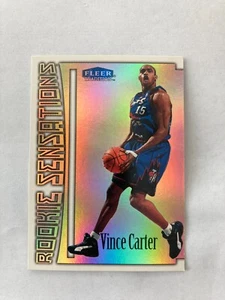 1999-00 Fleer Rookie Sensations #2 Vince Carter Toronto Raptors - Picture 1 of 2