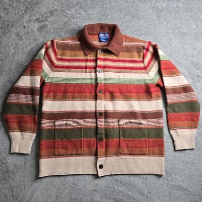 Suéter cárdigan Pendleton para mujer XL 100 % lana de cordero suroeste azteca Foto 1 de 4
