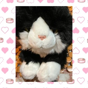 Keel Toys black white tuxedo kitten cat soft toy plush Smudge - Picture 1 of 4