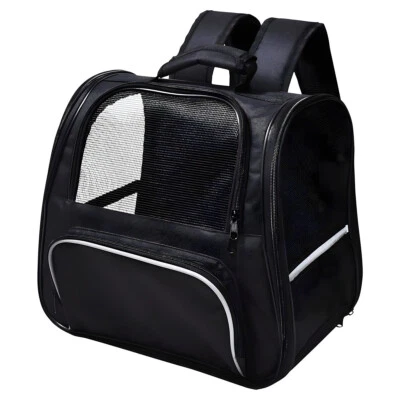 Nobby Rucksack Heba schwarz für Hunde bis 6kg, abwaschbar 38x25x34 cm - Bild 1 von 2