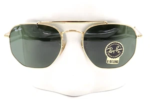 New Ray-Ban The Marshal Arista G-15 Green Sunglasses RB3648 001 54 $182 - Picture 1 of 6