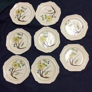 RED WING ● hand painted plates ● Lot of Eight ● Seven Inch ● - Picture 1 of 9