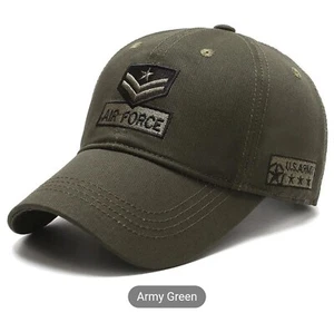 Neu US Army Air Force Stickerei Baumwolle Baseball Cap Mütze verstellbar hinten - Bild 1 von 4