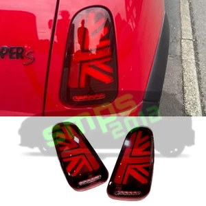 Mini Cooper S One R50 R52 R53 RED LED Union Jack Rear Tail lights (01-04 Pre-LCI - Picture 1 of 8
