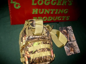 COMPACT MOLLE SIDE COMPANION HIKING PACK WOODLAND CAMO +POLYESTER NECK/FACE MASK - Picture 1 of 5